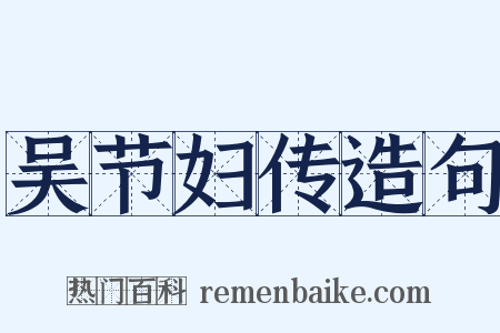 吴节妇传造句是什么意思的图片